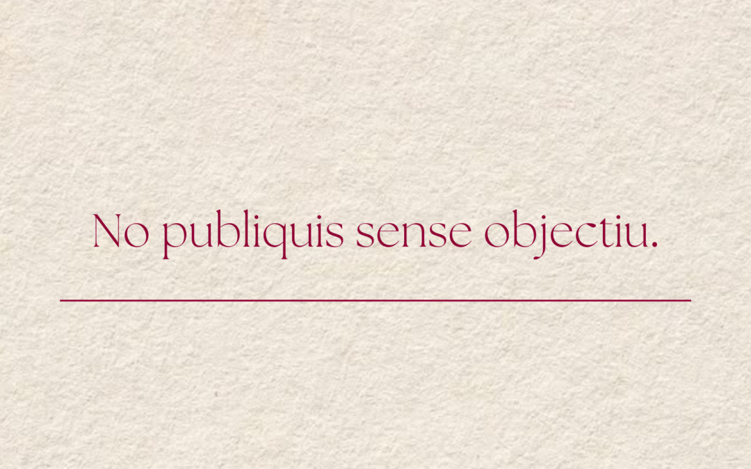 Tipus d’objectius en les teves publicacions d’Instagram per a empreses