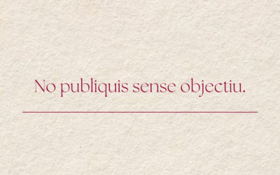 Tipus d’objectius en les teves publicacions d’Instagram per a empreses